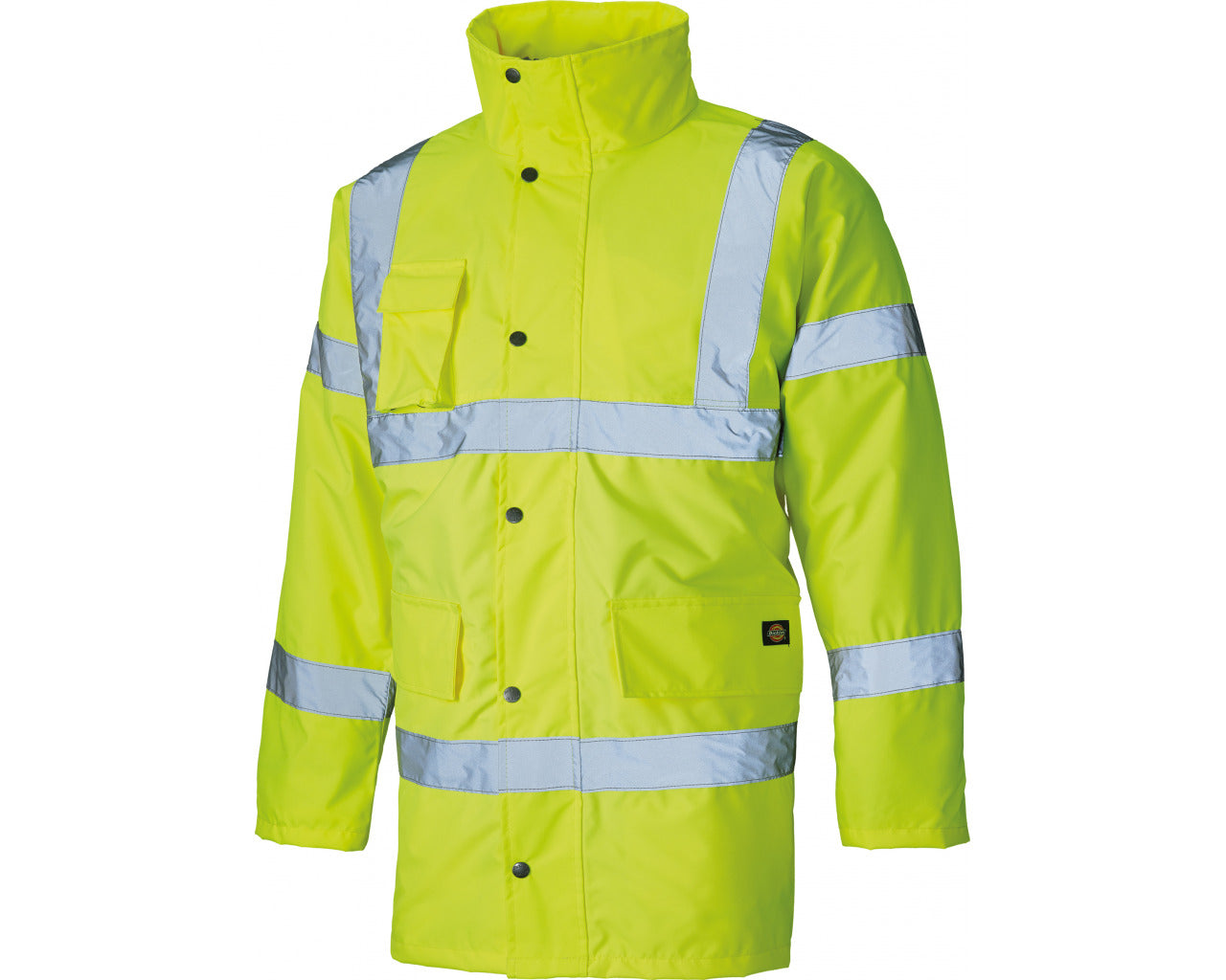 Dickies Hi Vis Motorway Safety Jacket Fluorescent Yellow