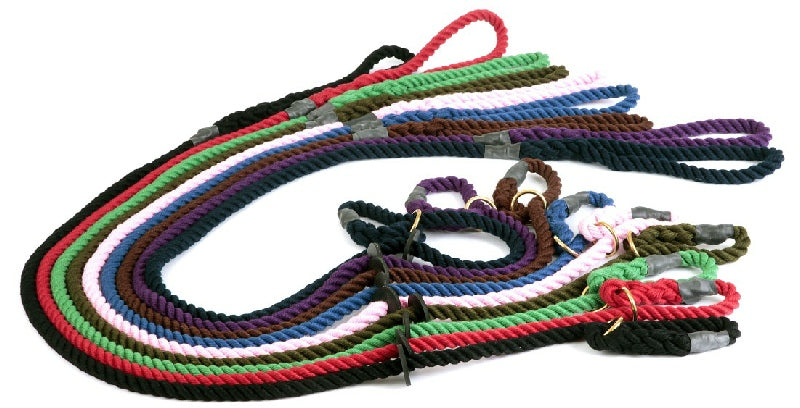 Outhwaite Gun Dog Slip Lead 8mm Blue