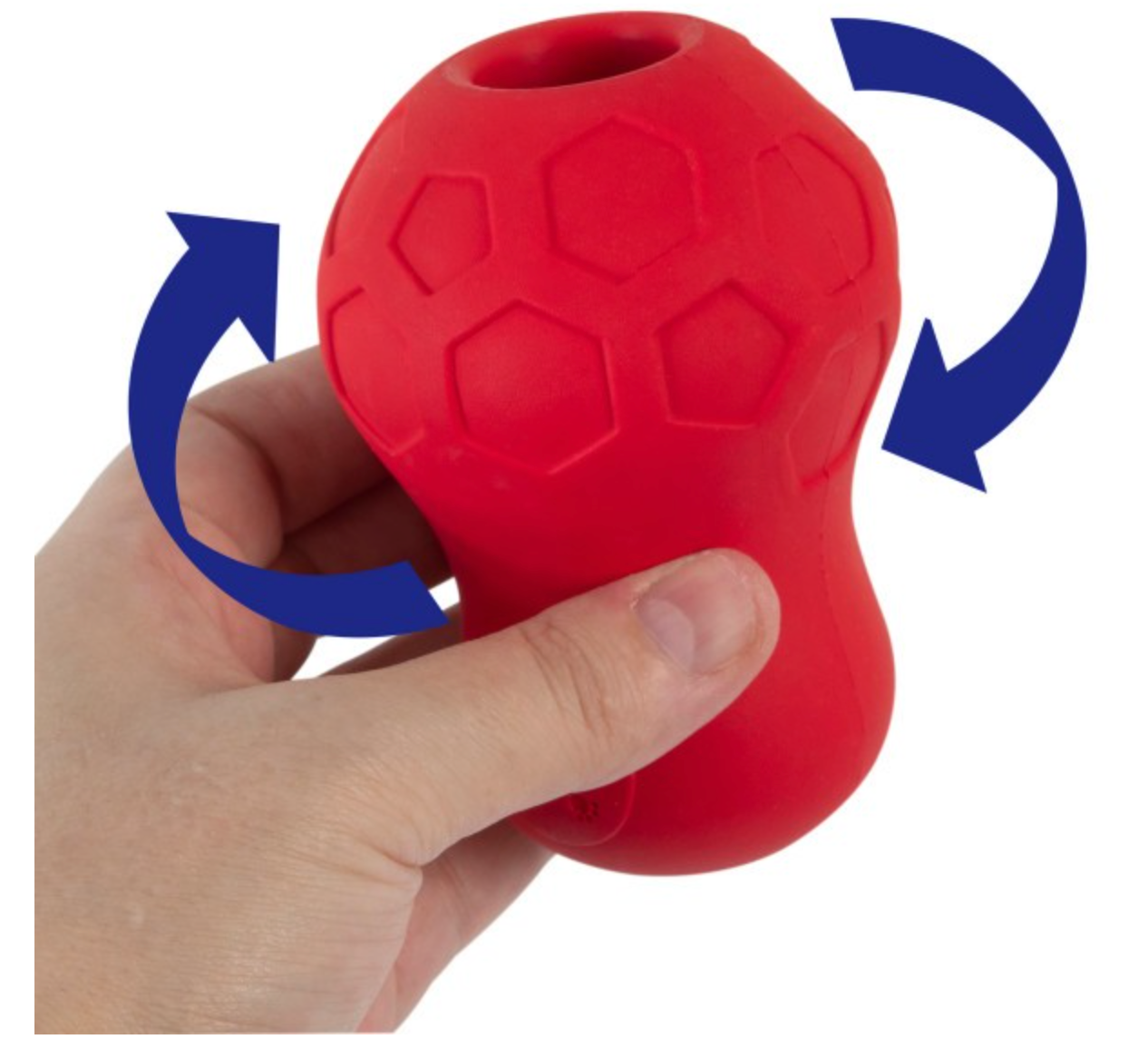 JW Tumble Teez Dog Toy Medium Red
