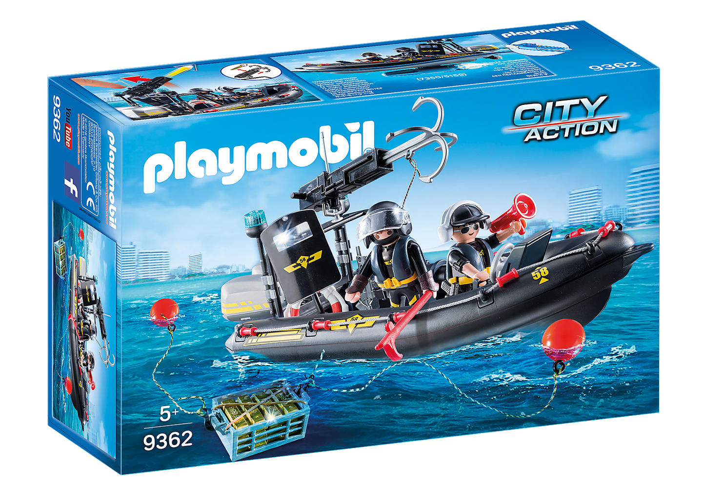 Playmobil City Action SWAT Boat 9362