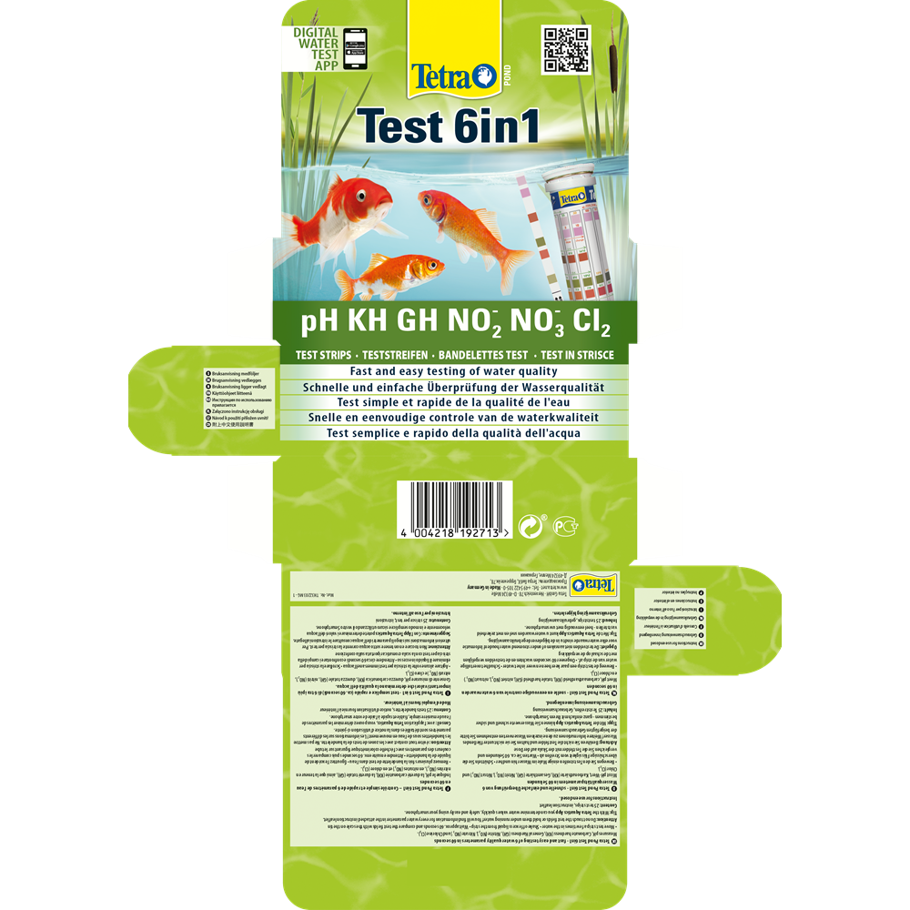 Tetra Pond Test 6-in-1 Strip