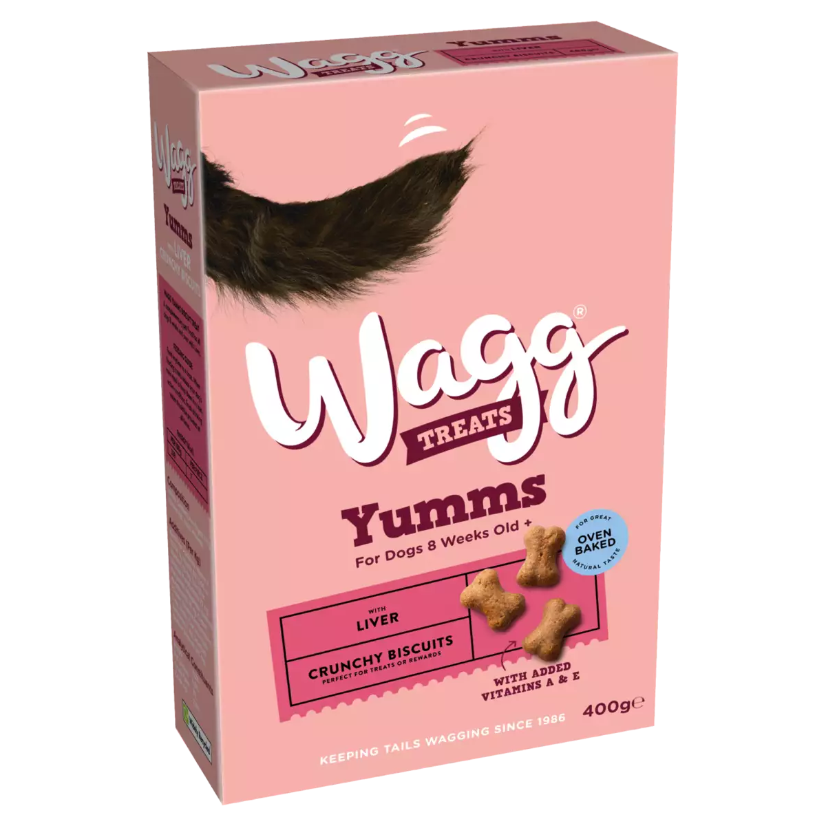 Wagg Yumms Liver Dog Biscuits 400g