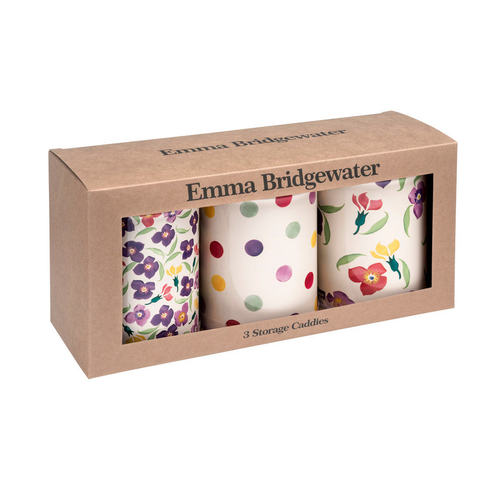 Emma Bridgewater Wallflower Caddies Set