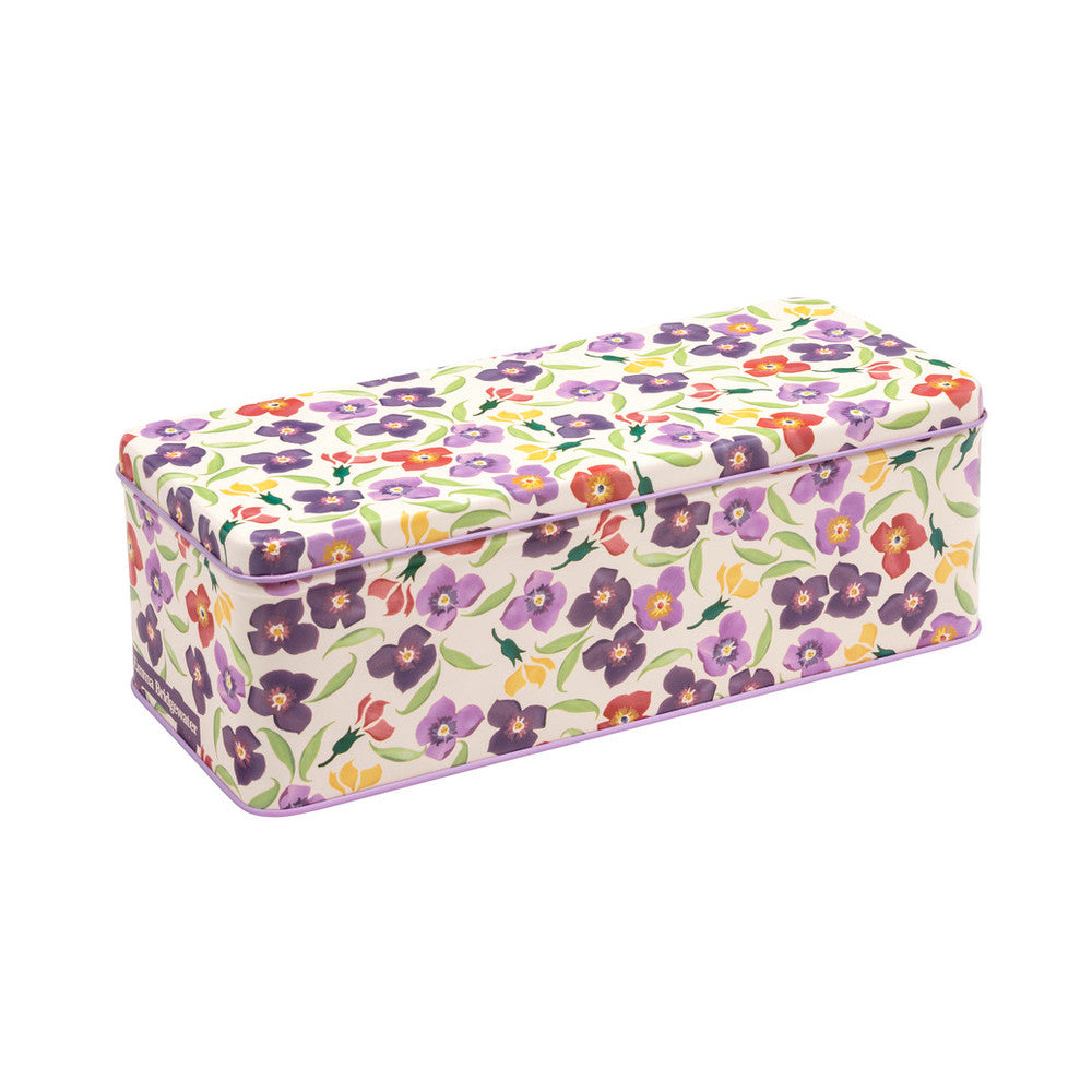 Emma Bridgewater Wallflower Long Deep Rectangular Tin