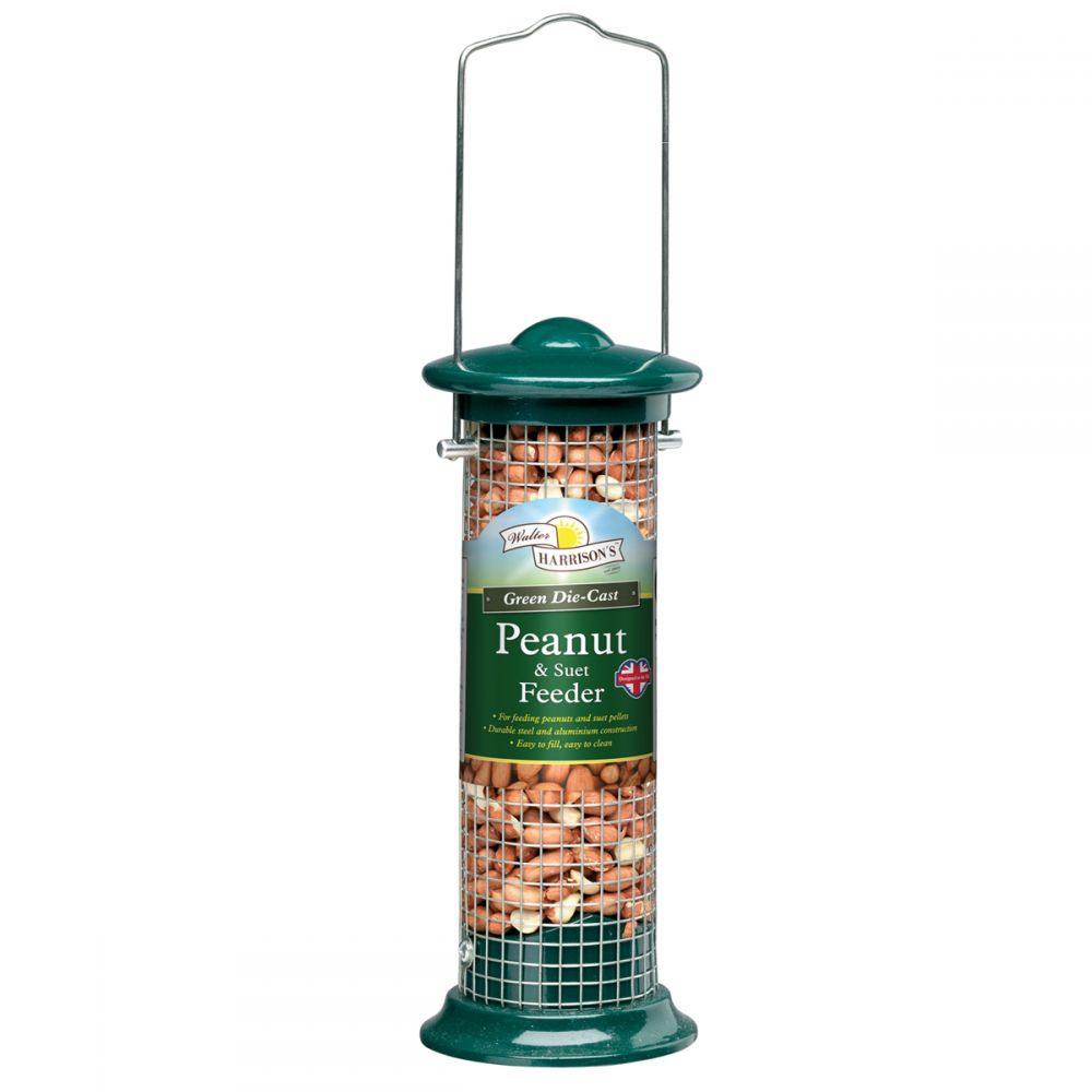 Walter Harrison's Green Die-Cast Seed Feeder 35.5cm