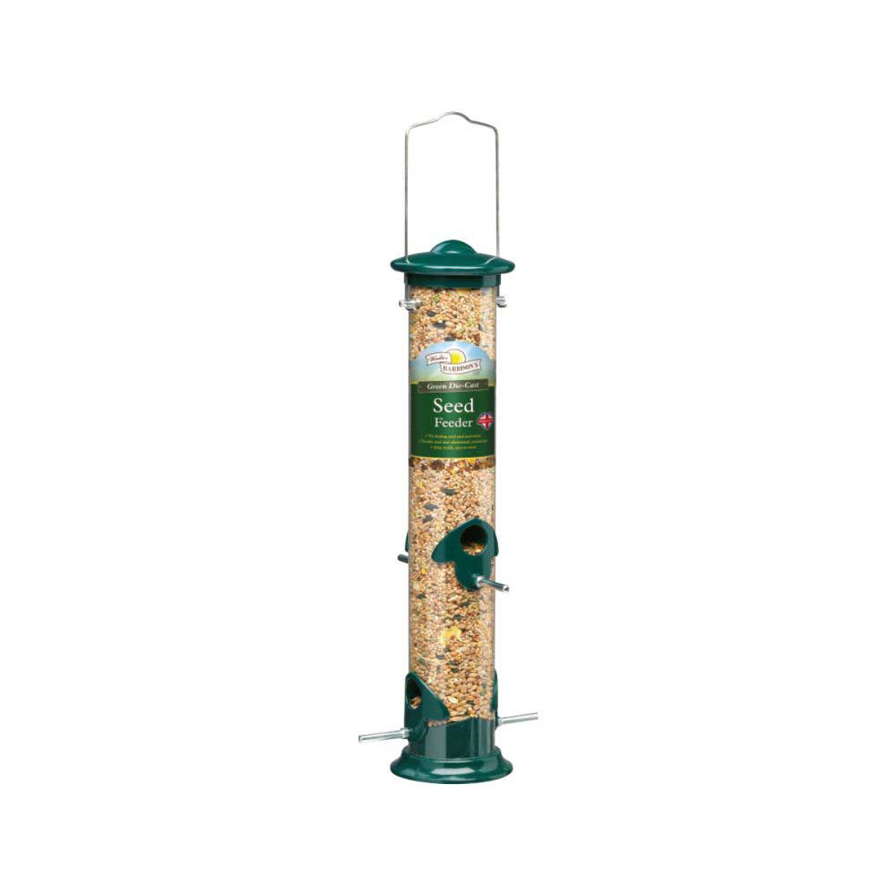 Walter Harrison's Green Die-Cast Seed Feeder 20cm