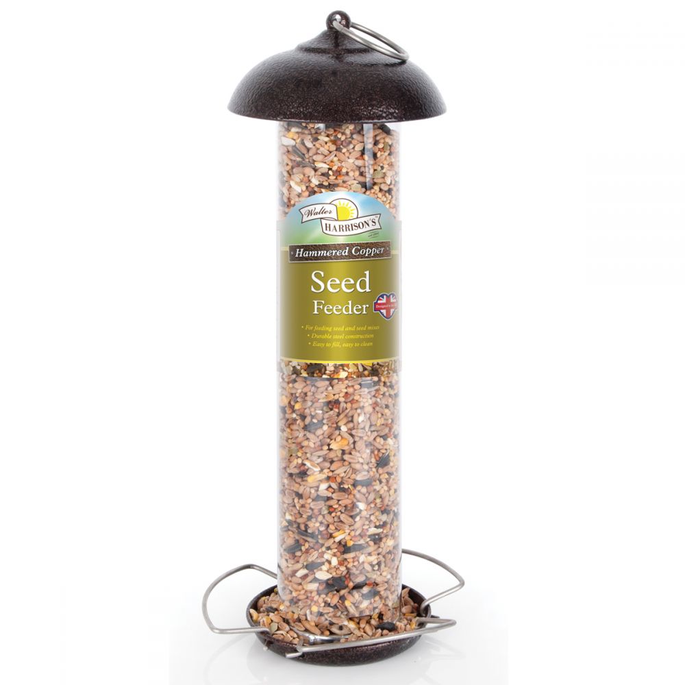 Walter Harrison's Hammered Copper Seed Feeder 20cm