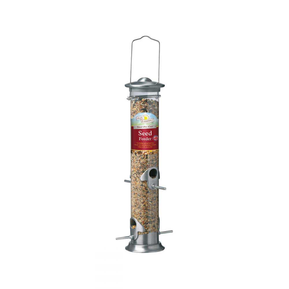 Walter Harrisons Steel Die-Cast Seed Feeder 20cm