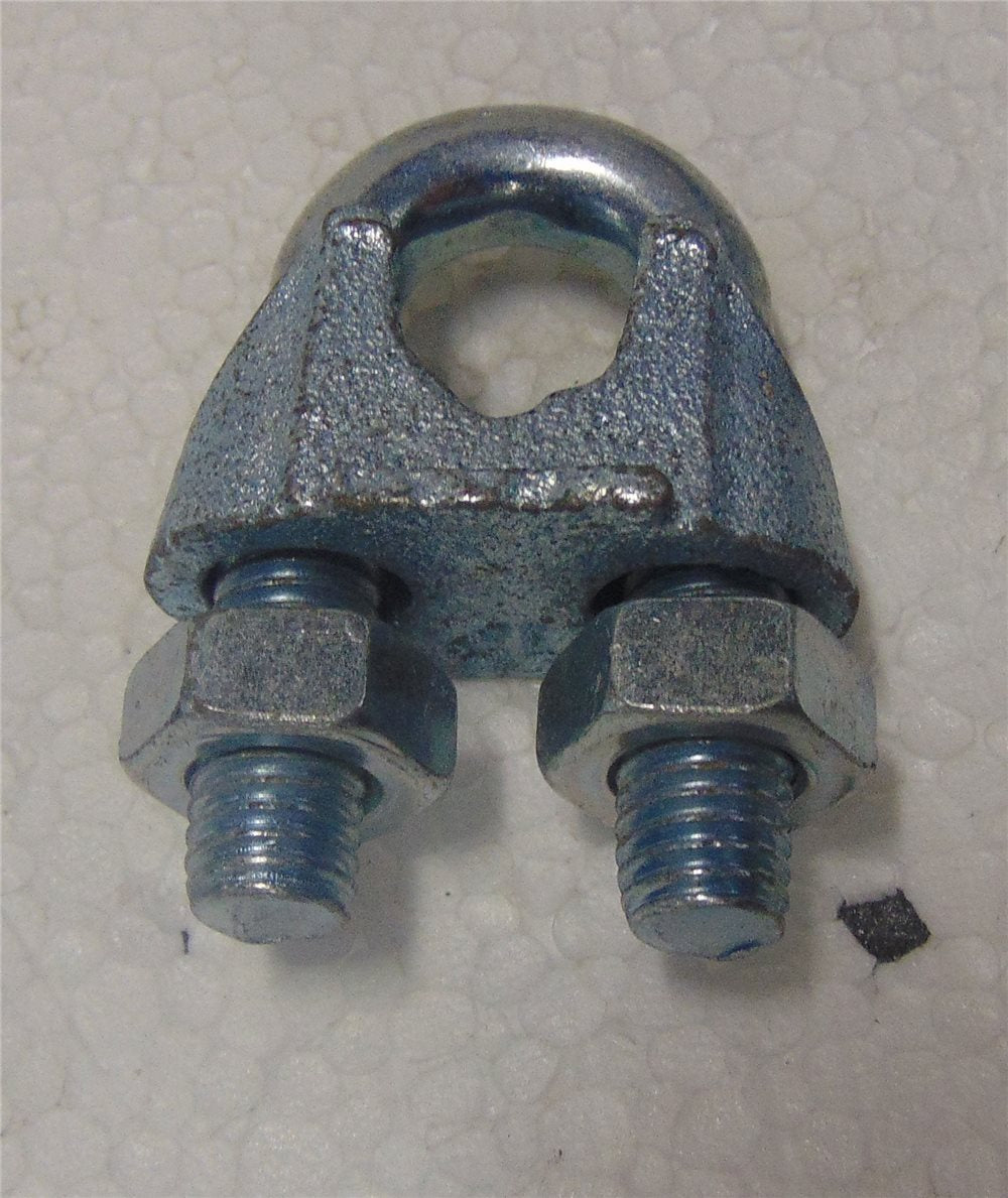 Deacon Electro Galvanised Wire Rope Grip Din 741 12mm