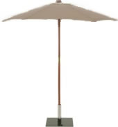 Glencrest Sturdi Wooden Parasol Taupe 2.5m