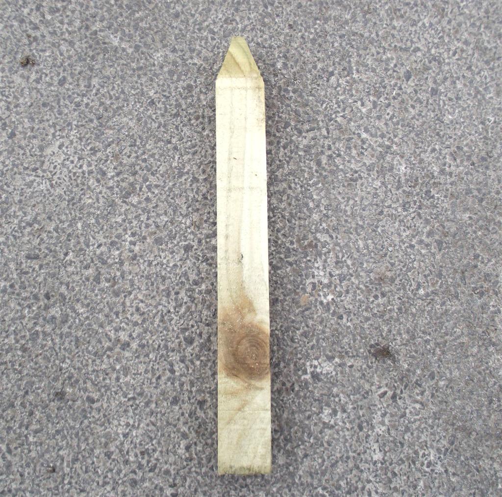 Tanalised Wooden Peg 18” x 2” x 2"