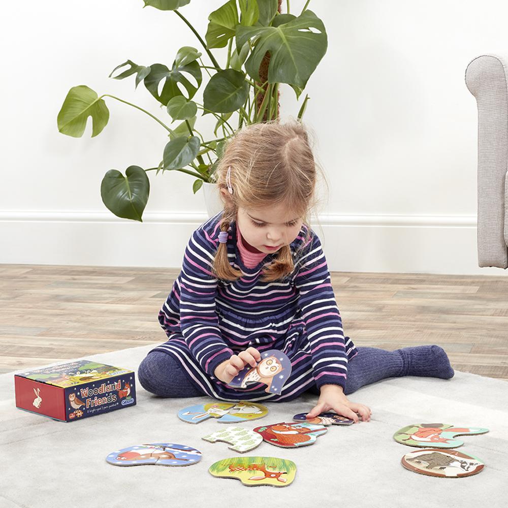 Gibsons Woodland Friends 8x2 Piece Jigsaws