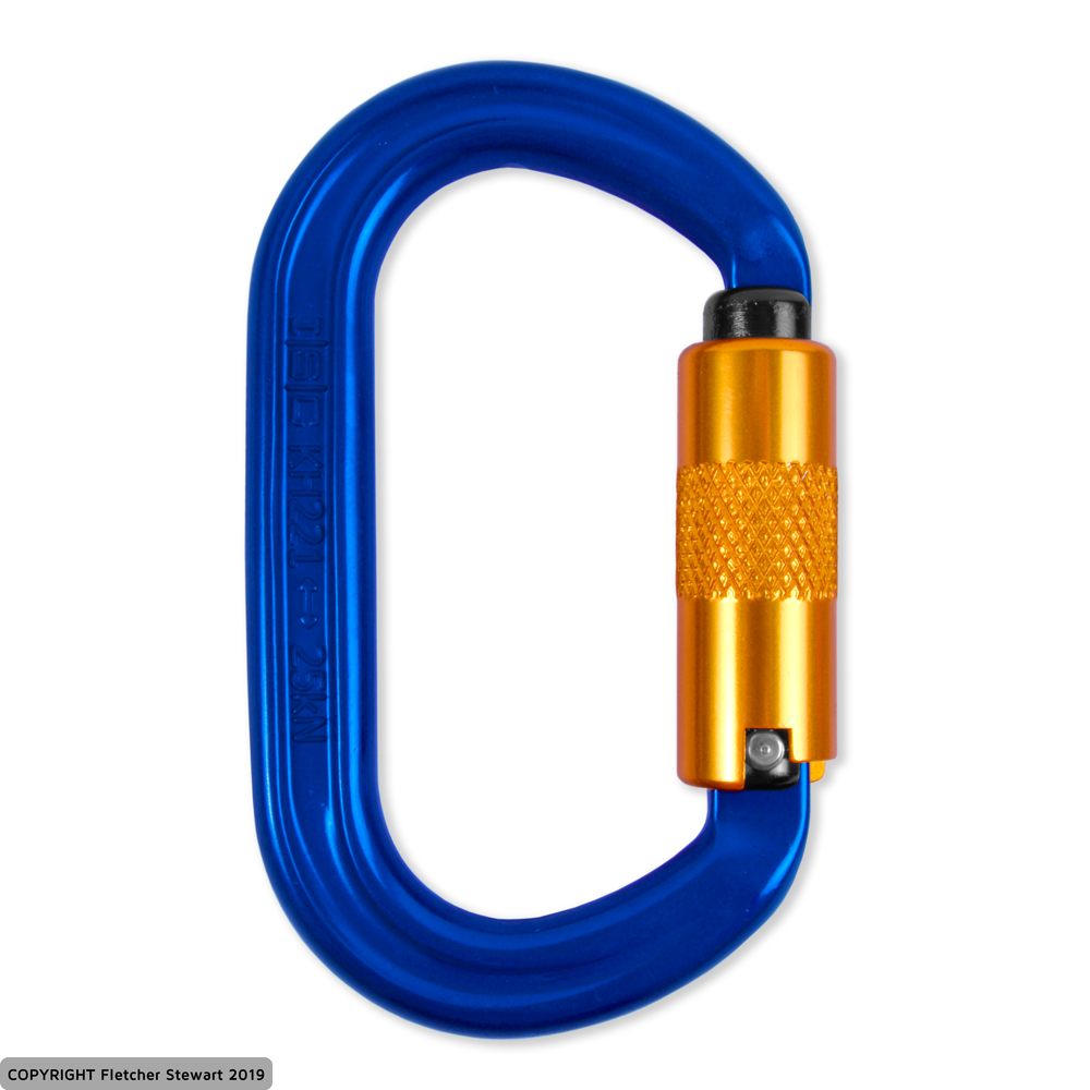 STEIN Off-Set Oval Supersafe 25kN Aluminium Karabiner