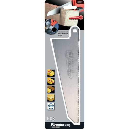 Black & Decker X29961 Scorpion Saw Blade Wood Plastic