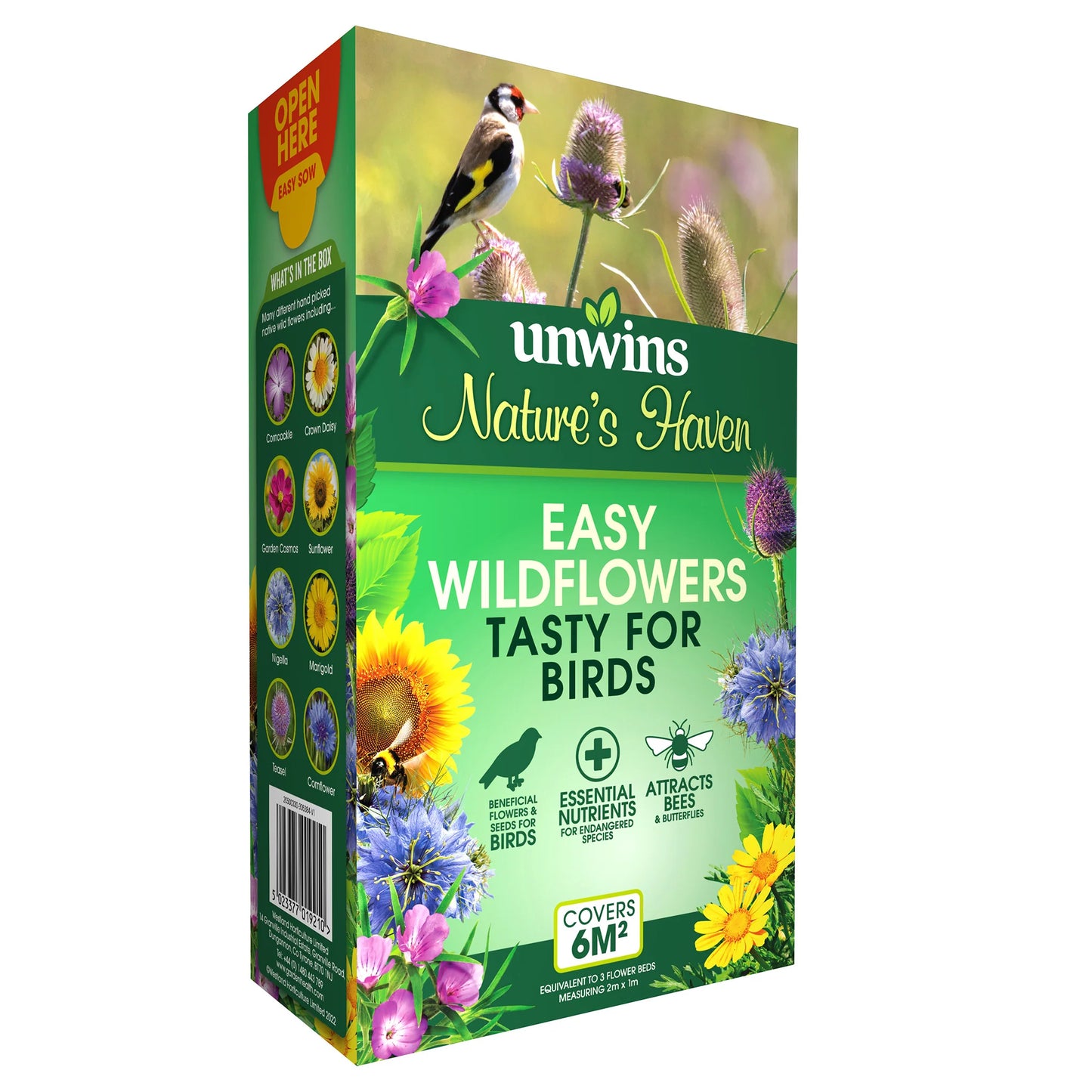 Unwins Natures Haven Easy Wildflowers Tasty for Birds