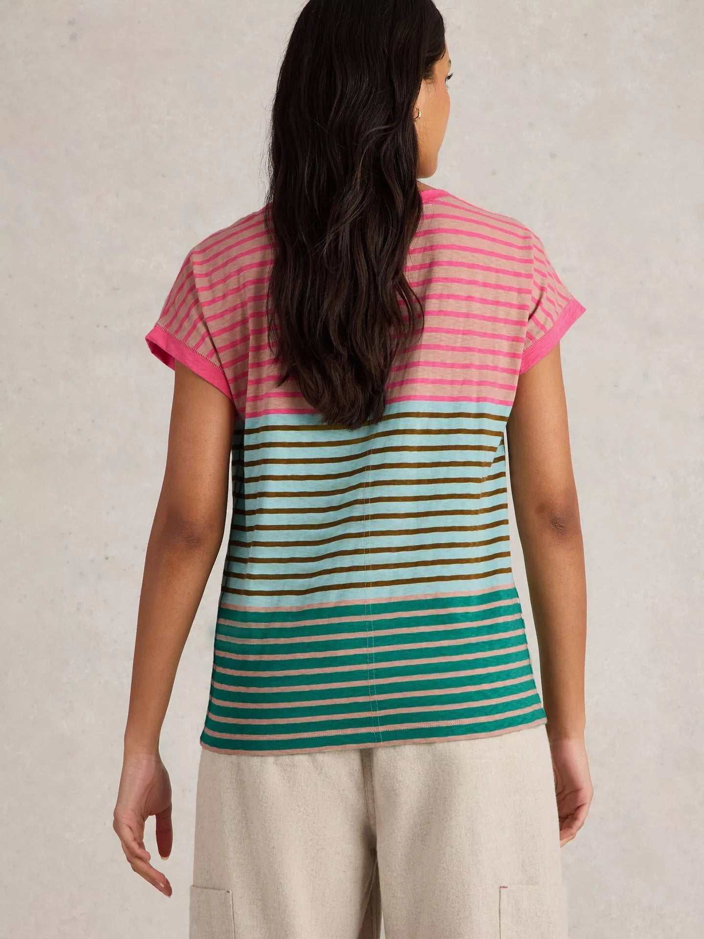 White Stuff Nelly Notch Neck T-Shirt