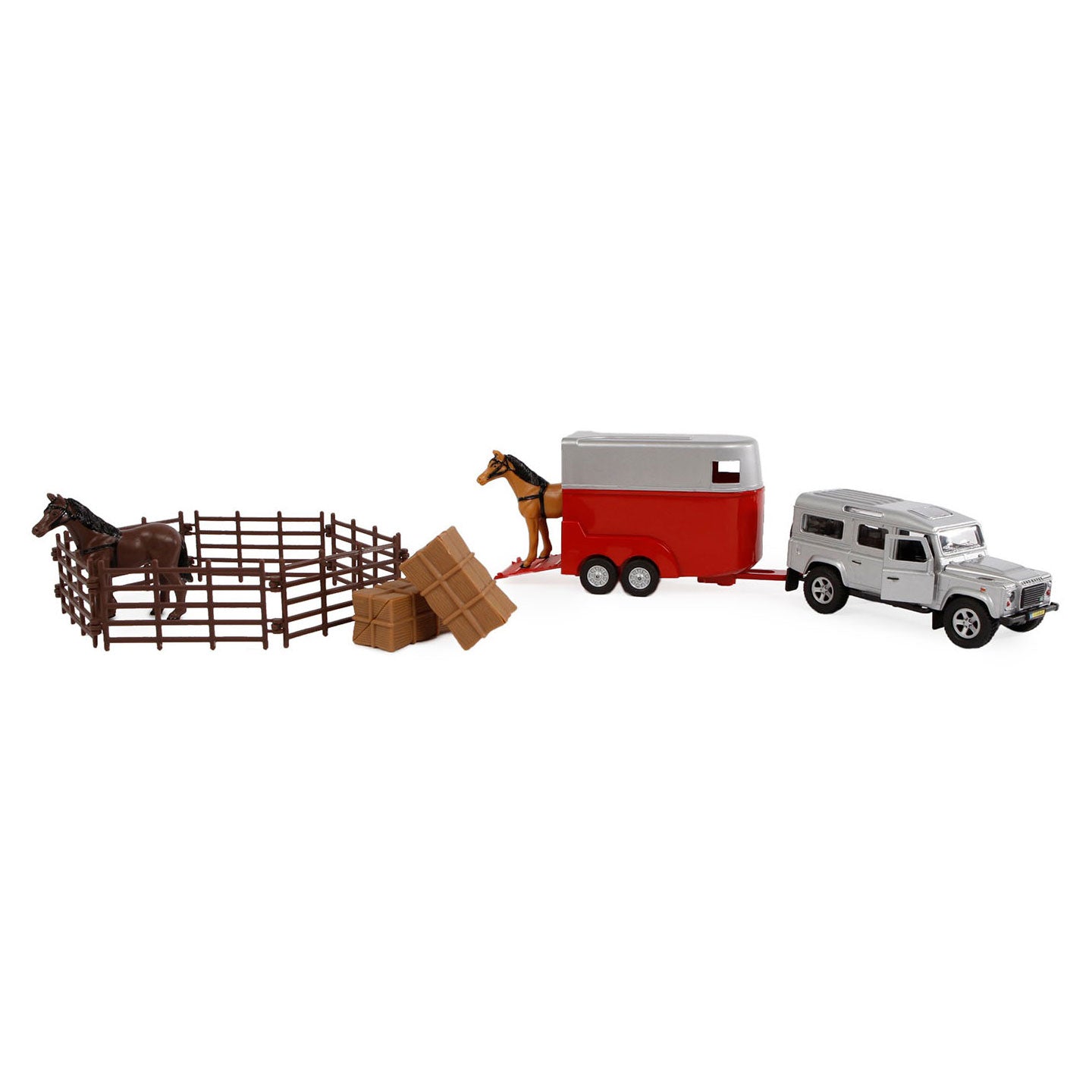 Kids Globe Kids Globe Land Rover & Horse