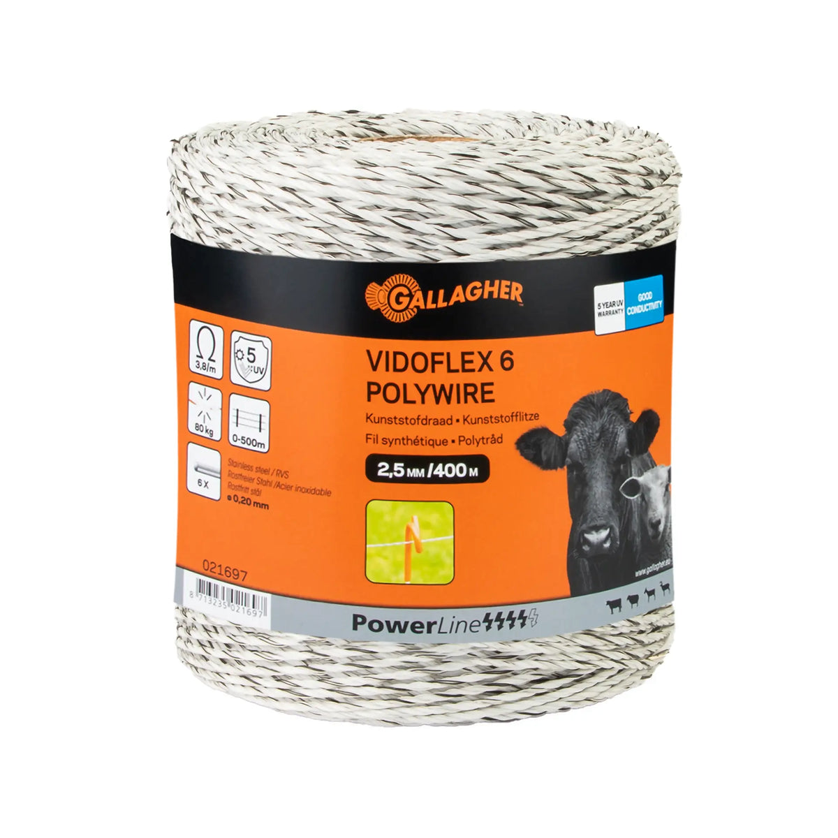Gallagher Vidoflex 6 Powerline Polywire – Sam Turner & Sons