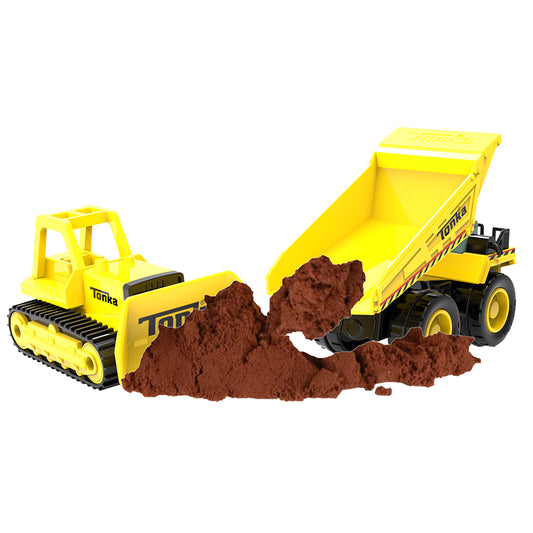  Tonka Metal Movers Dump Truck & Bulldozer