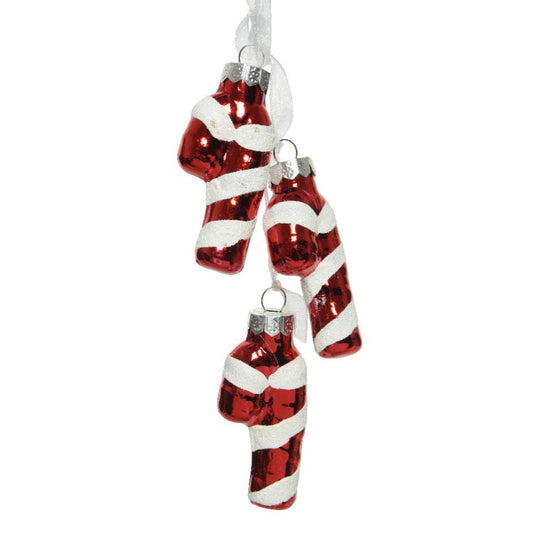 Kaemingk Candy Cane Striped Bauble