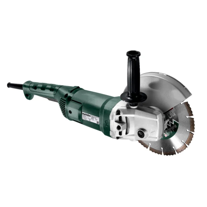 Metabo WP 2200-230 240V 230mm corded angle grinder with side handle and wheel guard