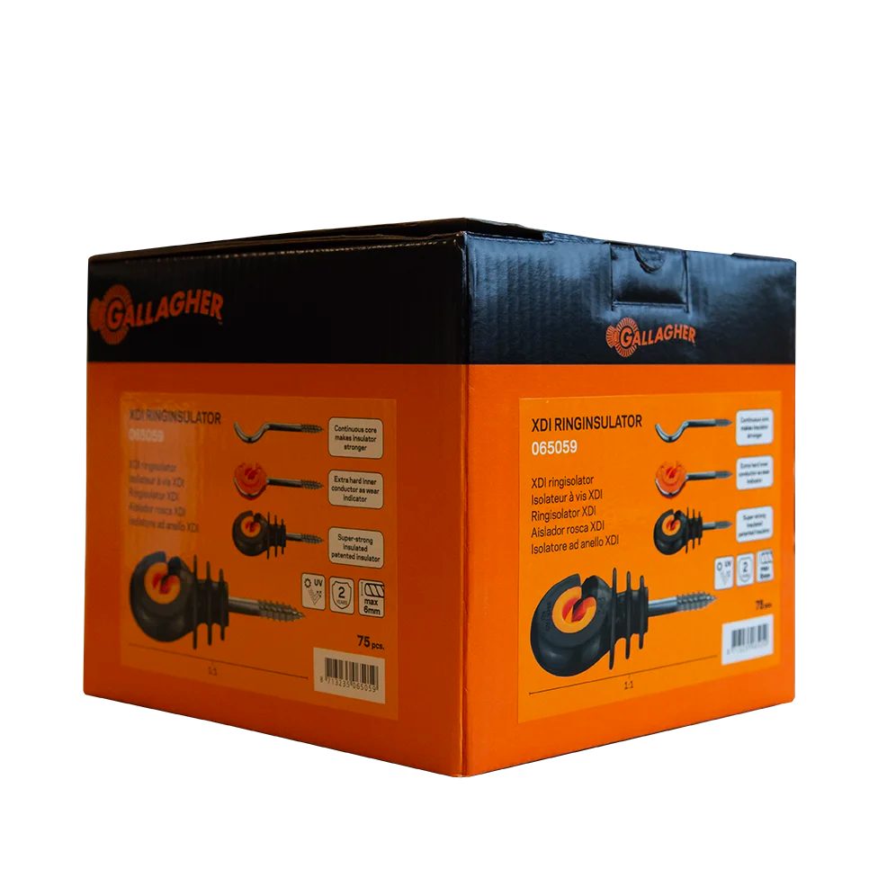 Gallagher XDI Heavy-Duty Ring Insulator Electric Fencing Screw Fittings