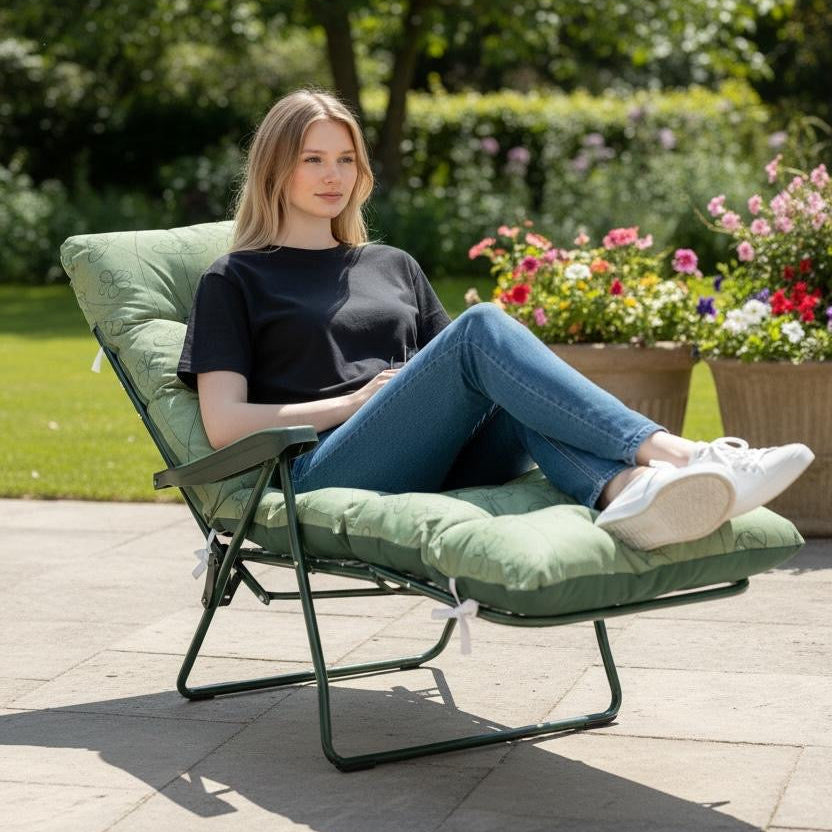 Glendale Reclining Relaxer Seat - Green