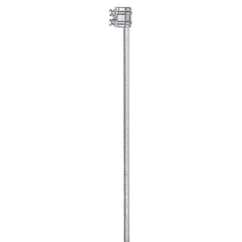 Gallagher 1.7m galvanised steel electric fence earth stake with wire clamping bolt