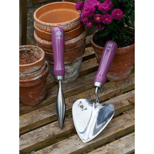 Burgon & Ball RHS Asteraceae Planting Trowel and Dibber Gift Set