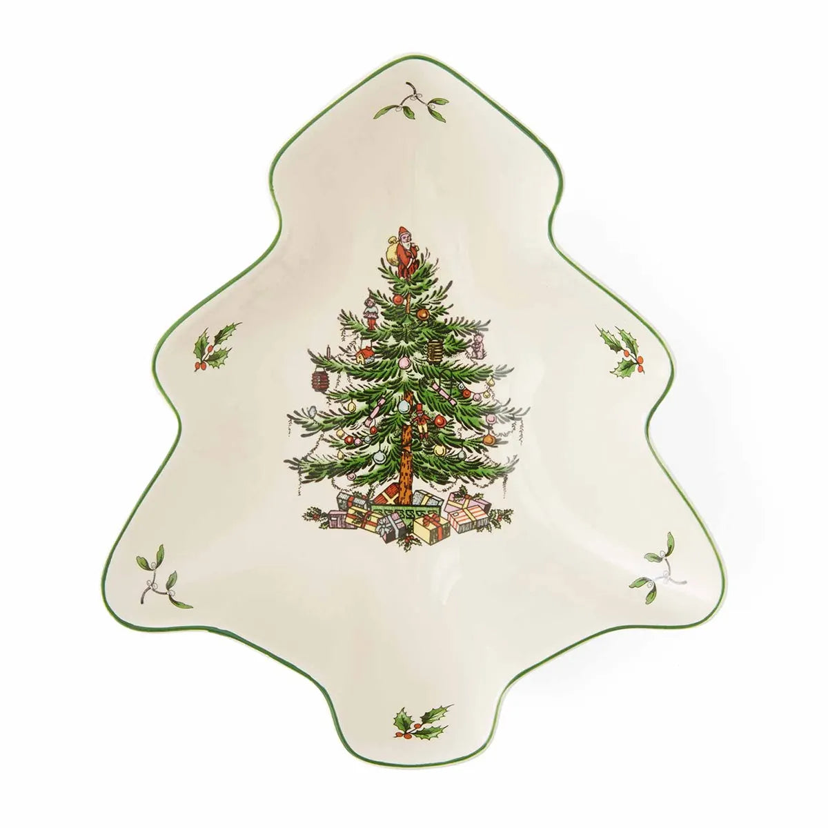 Spode Christmas Tree Dish 8"