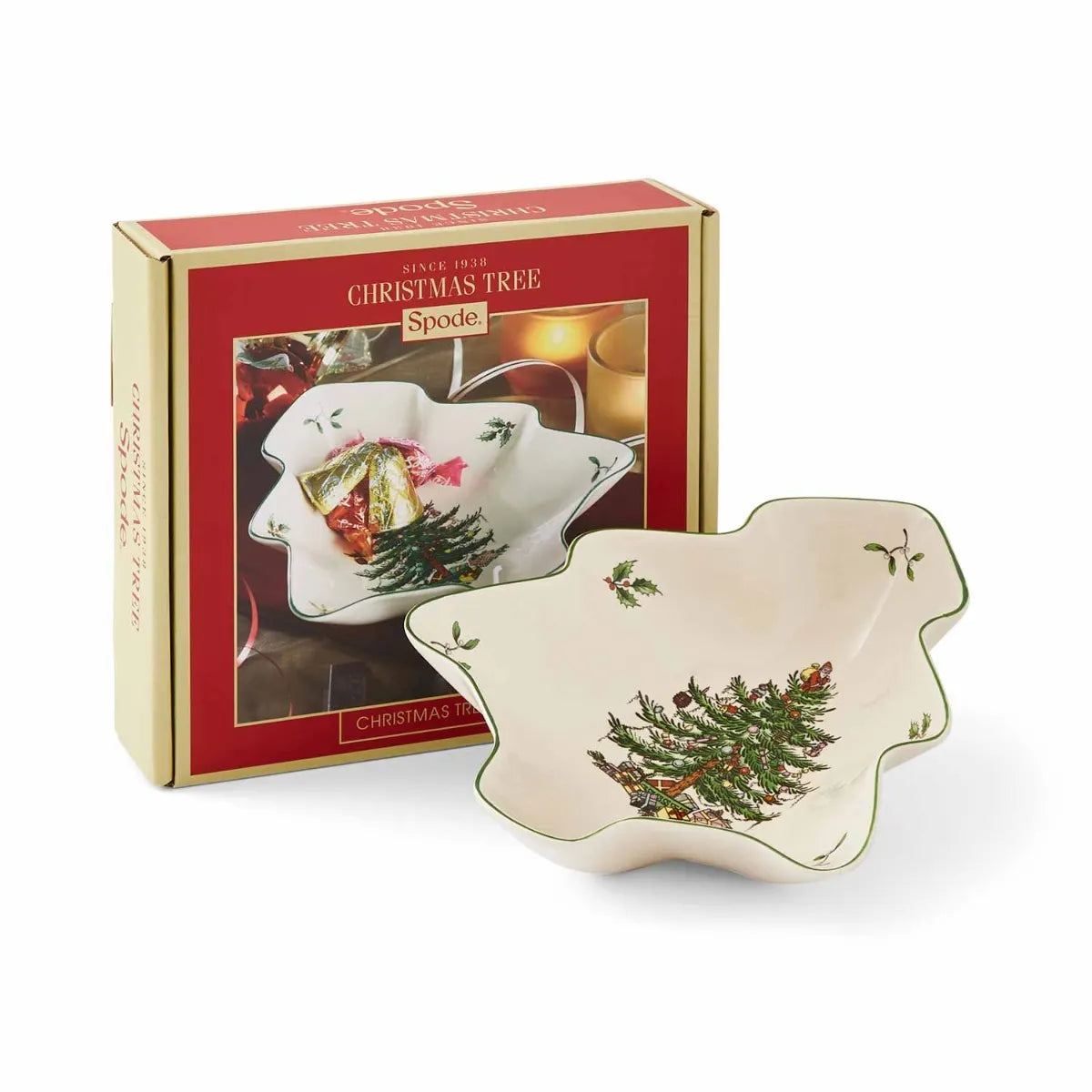 Spode Christmas Tree Dish 8"