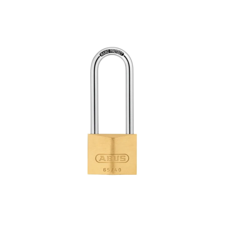ABUS Brass Padlock Long Shackle 40mm