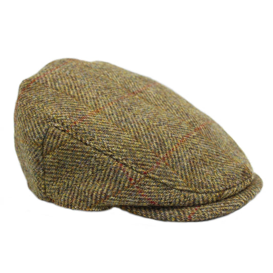 Heather Highland Harris Tweed Flat Cap
