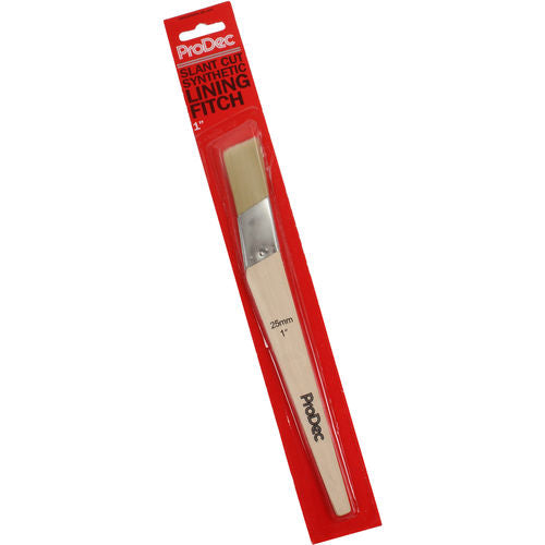 ProDec Synthetic Slant Cut Lining Fitch Brush 1"