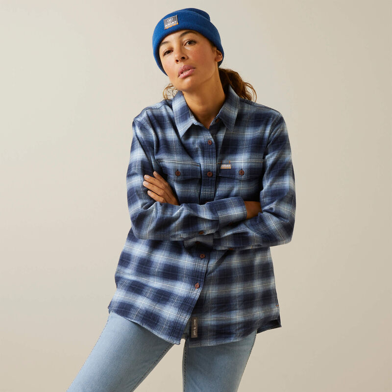 Ariat Women's Rebar Flannel DuraStretch Work Shirt
