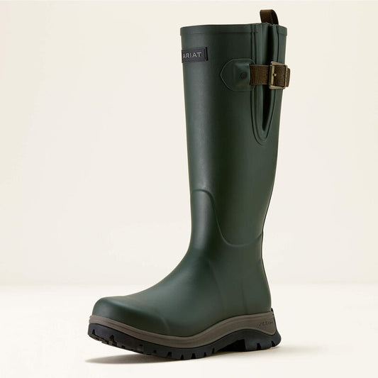 Ariat Woodstock Rubber Wellington Boot in Olive Night