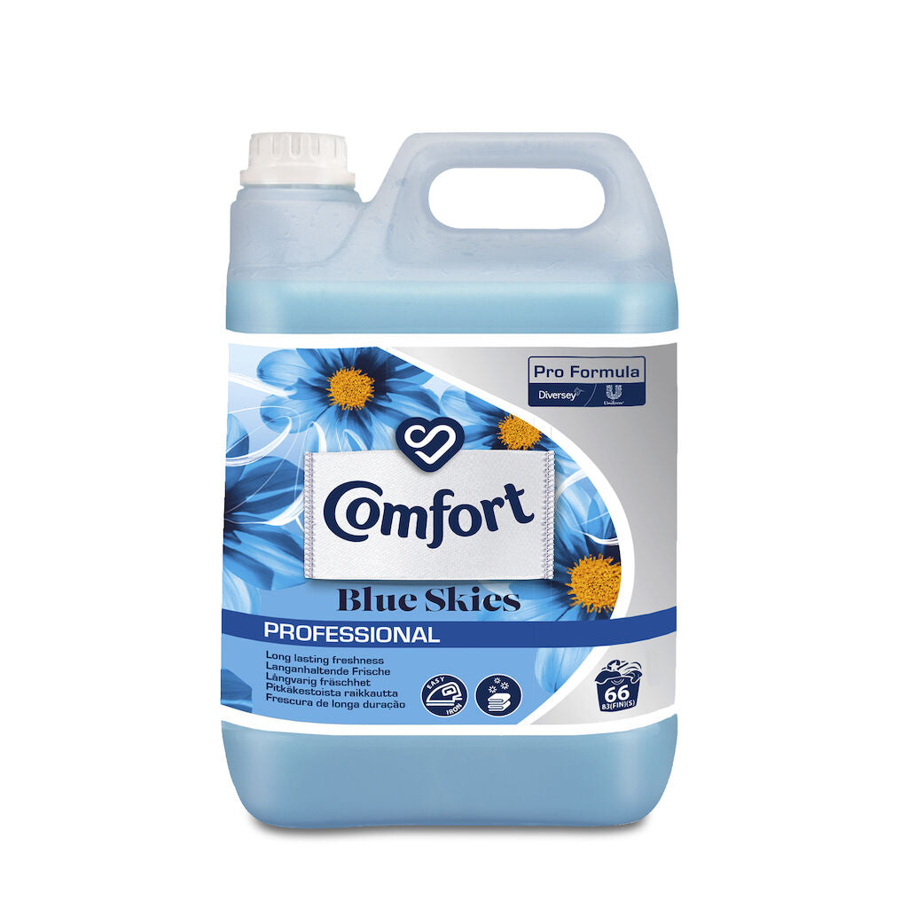 Comfort Blue Skies Professional Fabric Conditioner - 66 Washes 5L