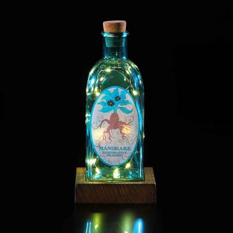 NOMA Harry Potter Mandrake Restorative Draught illuminated LED bottle decorative light
