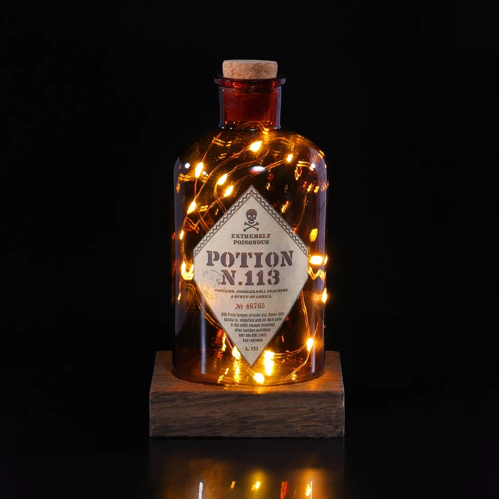 NOMA Harry Potter Potion No. 113 illuminated LED bottle decorative light