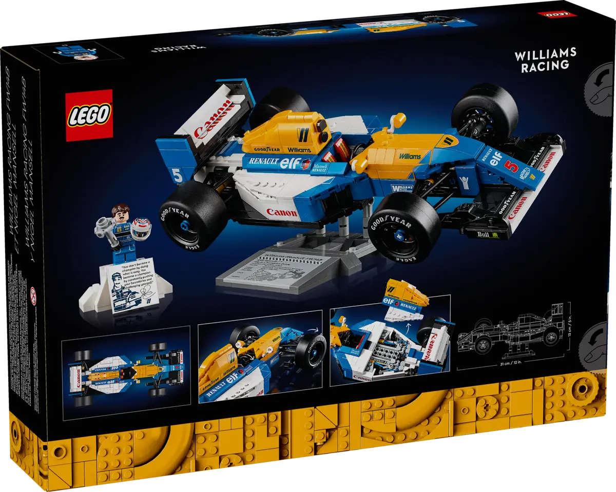 Lego Icons Williams Racing FW14B & Nigel Mansell 10353