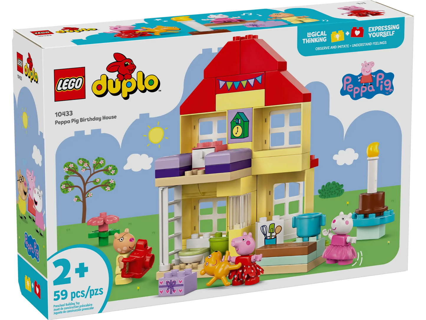 Lego Duplo Peppa Pig Birthday House 10433