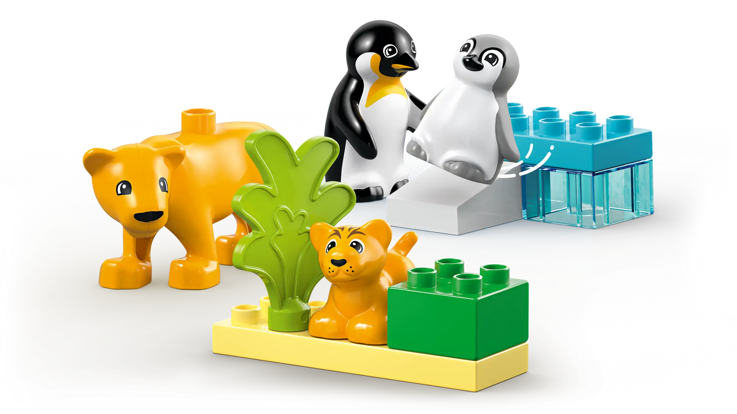 Lego Duplo Wild Animal Figures: Penguins & Lions 10442