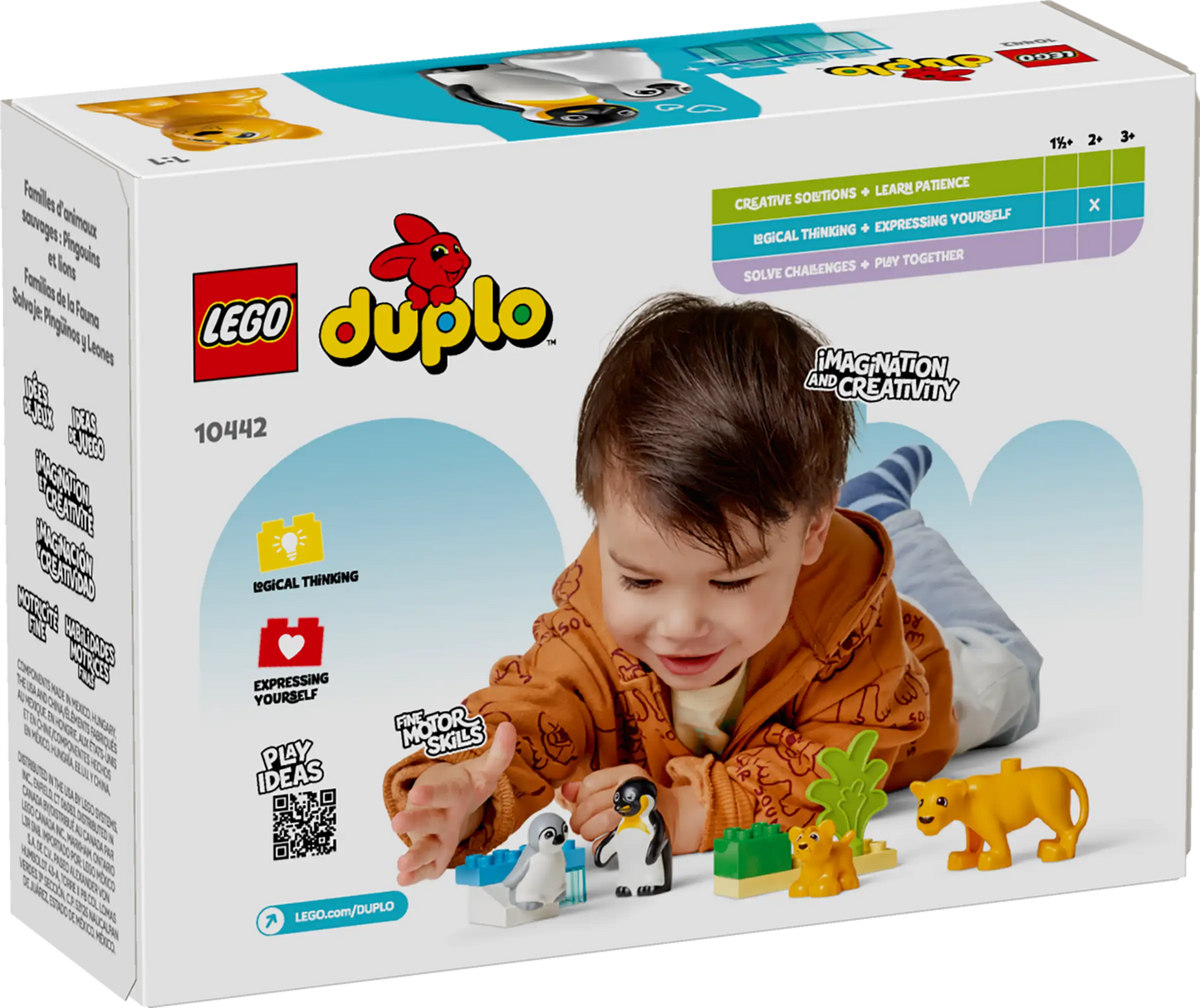 Lego Duplo Wild Animal Figures: Penguins & Lions 10442