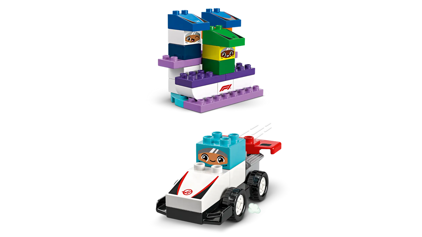 Lego Duplo F1 Team Race Cars & Drivers 10445