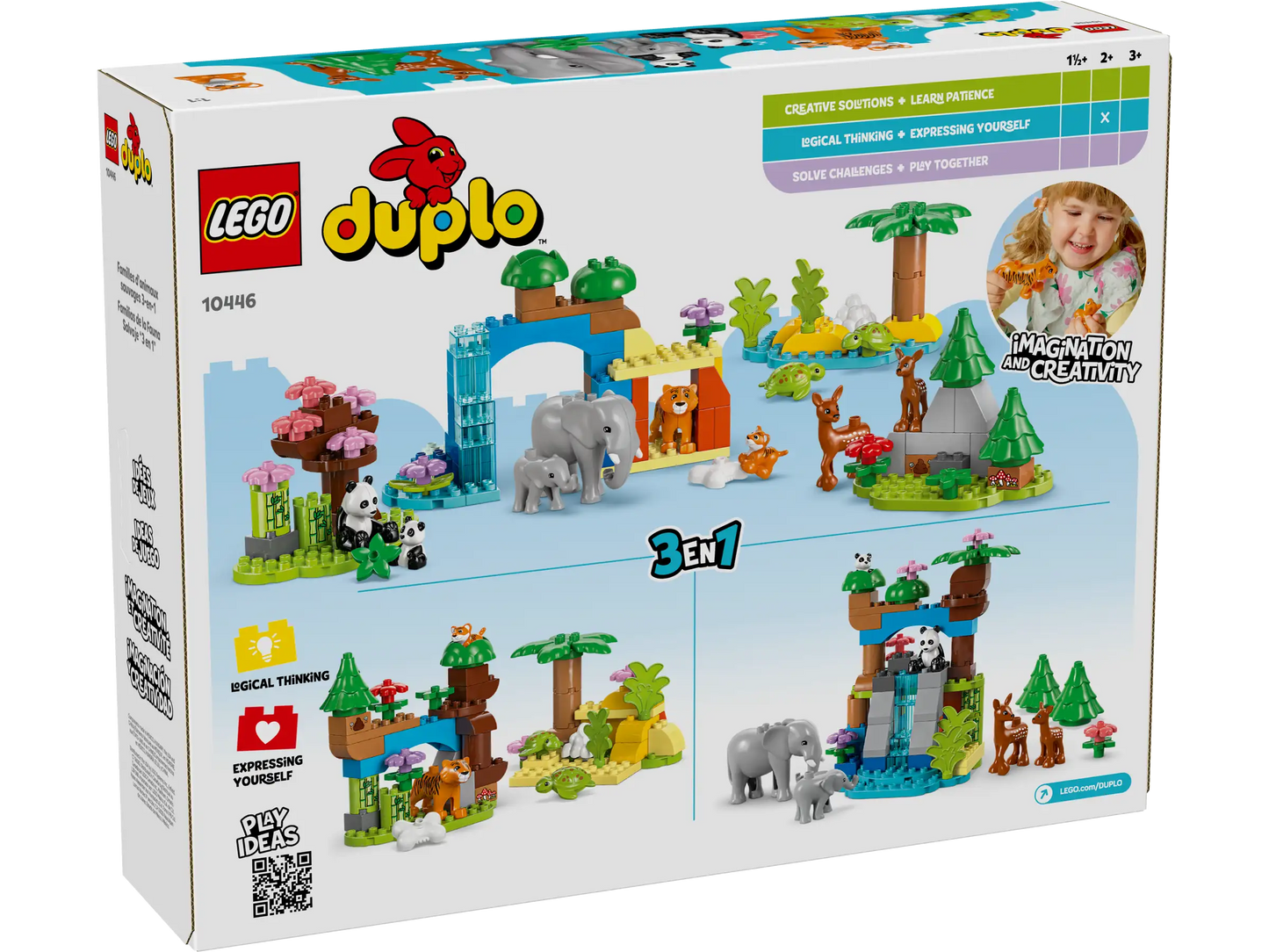 Lego Duplo 3in1 Wild Animal Families 10446