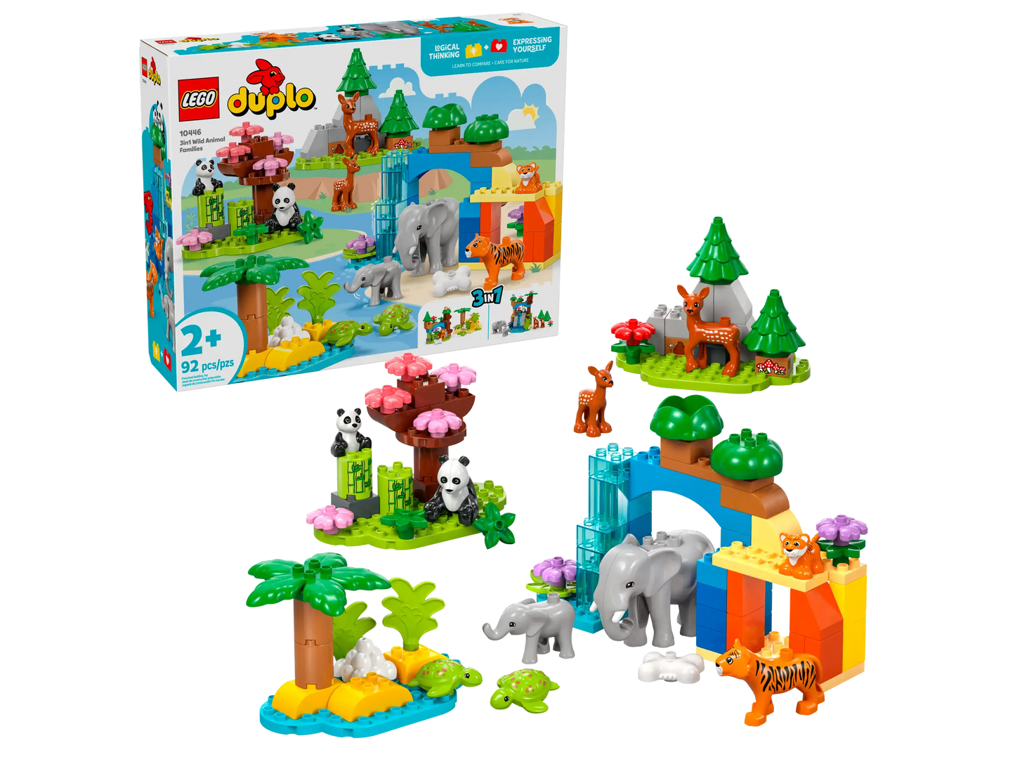 Lego Duplo 3in1 Wild Animal Families 10446