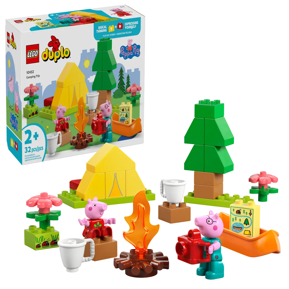 Lego Duplo Peppa Pig Camping Trip 10452