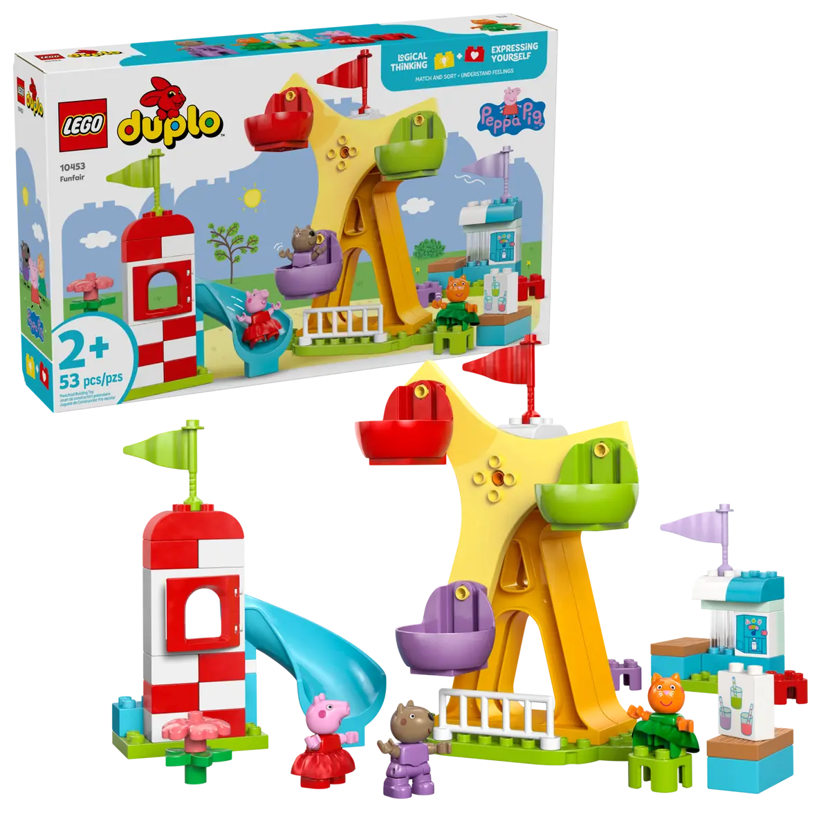 Lego Duplo Peppa Pig Funfair 10453