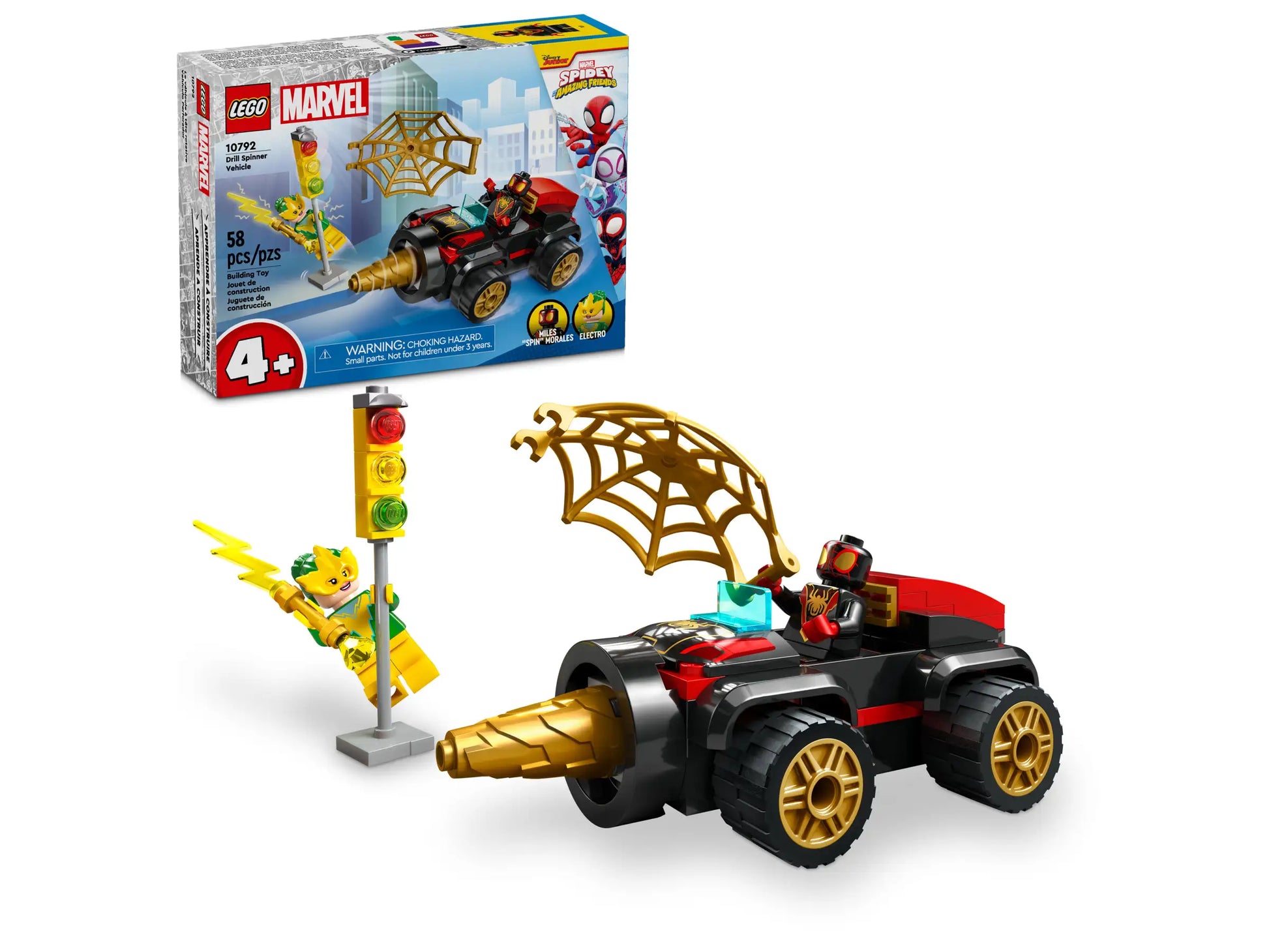 Lego Marvel Drill Spinner Vehicle 10792