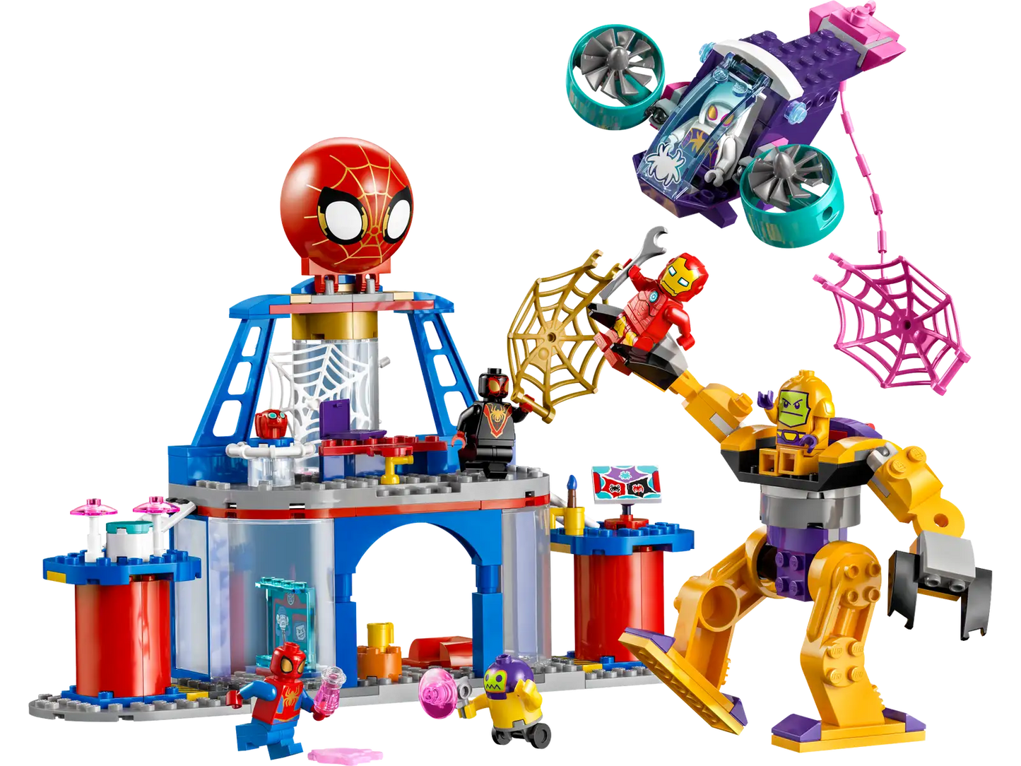 Lego Marvel Team Spidey Web Spinner Headquarters 10794